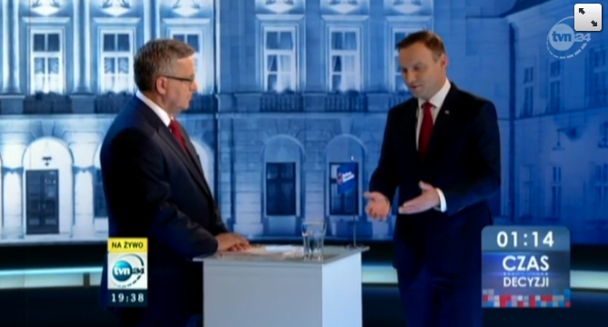 Najmocniejsze momenty ostatniej debaty Komorowski vs Duda