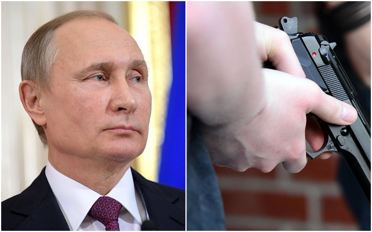 Przygotowywał zamach na Putina. Został postrzelony przez... dziennikarza