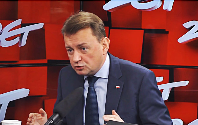 Błaszczak wyprowadził dziennikarza z równowagi. Obraził słuchaczy