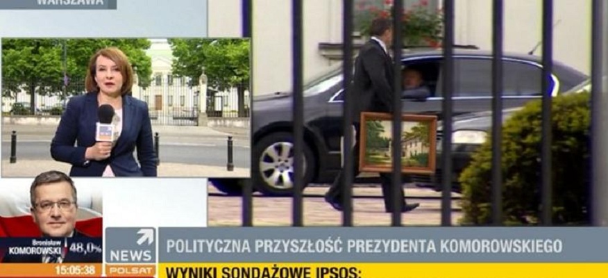 Komorowski już się wyprowadza z Belwederu. Zabiera ze sobą obrazy