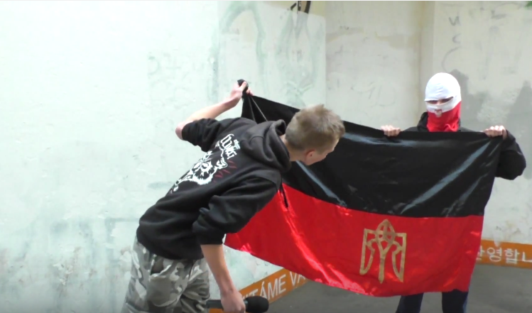 Burza w sieci po filmie z flagą UPA (video)
