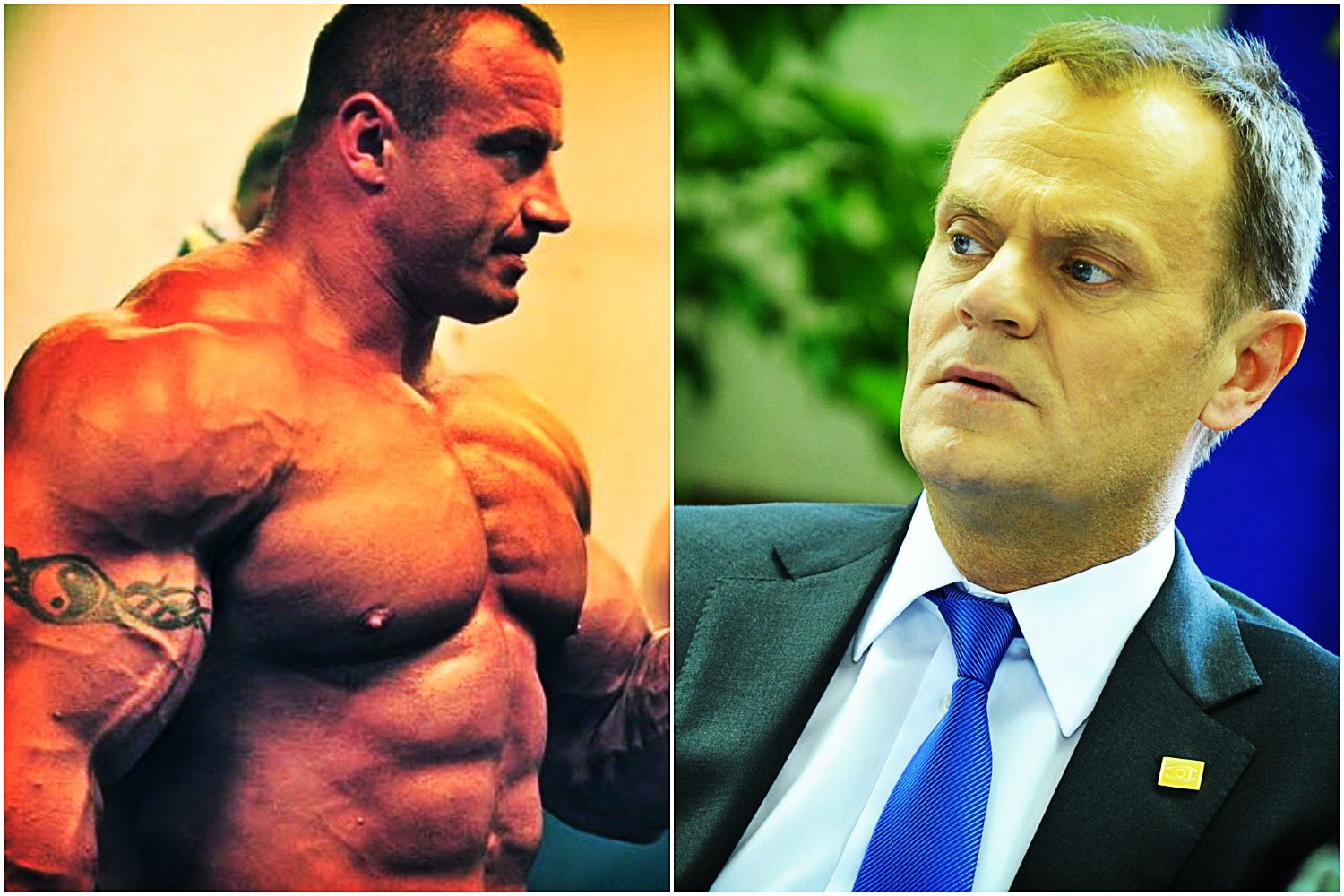 Pudzian WYŚMIEWA Tuska po spotkaniu z Trumpem. "Jak dam mu 10 dolców i pośle po browary to..."