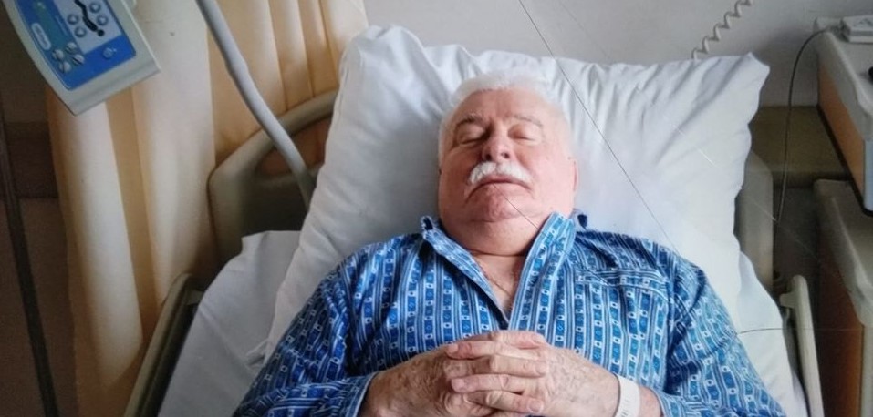 Lech Wałęsa w szpitalu