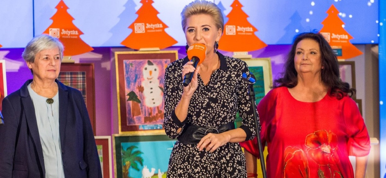 Agata Duda wystroiła się jak petarda. W końcu przemówiła do wszystkich Polaków