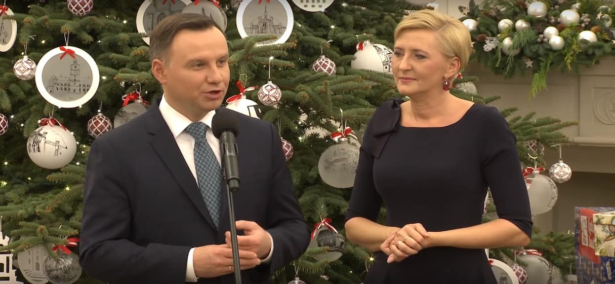 Tak Agata Duda ubrała się na spotkanie z królową Elżbietą. Nikt nie mógł oderwać od niej wzroku