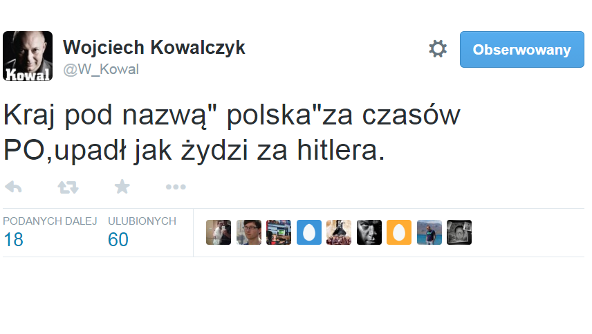 Znany piłkarz szokuje, porównuje rządy PO do prześladowań Żydów za Hitlera