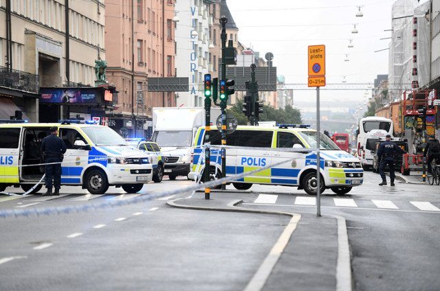 Zamach w Sztokholmie. Muzułmanin w furii (foto)