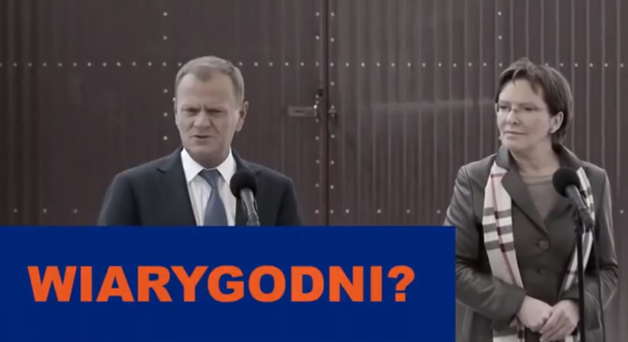"Wiarygodność" - nowy spot PiS uderza w PO (video)