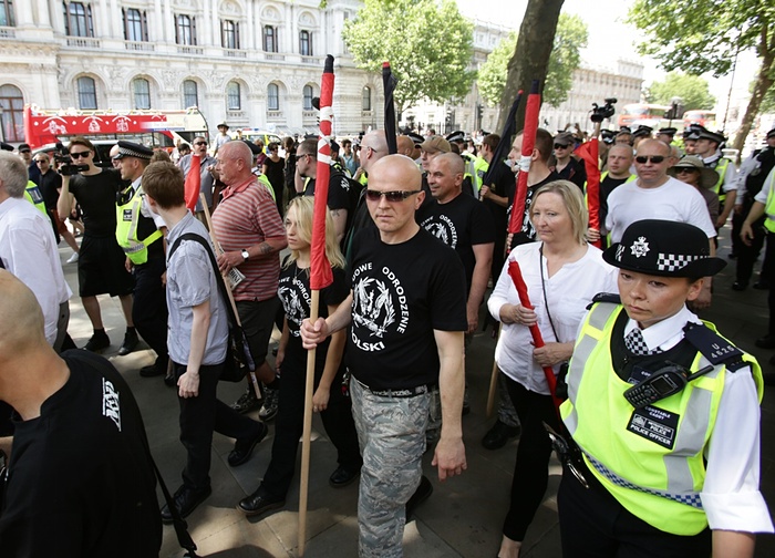 Gorąco po akcji Polaków w Londynie. "Naziści, zapomnieliście co Wam zrobili?"