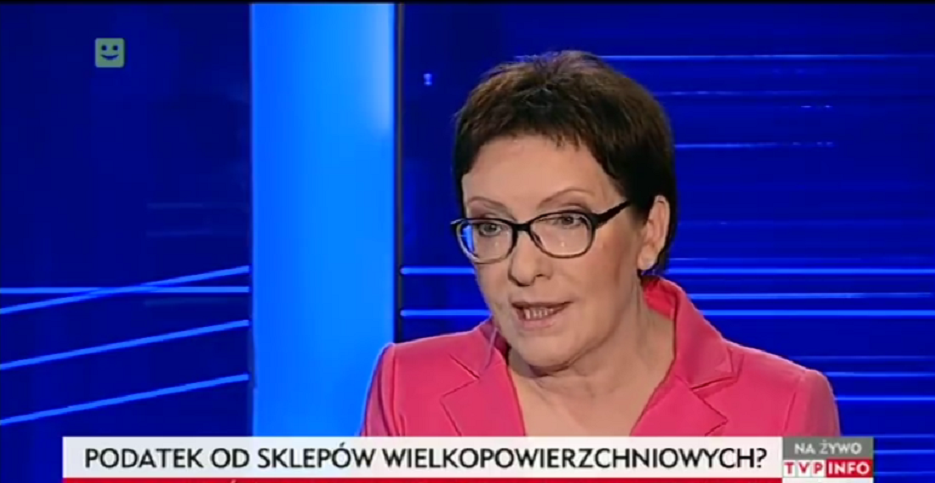 Premier Kopacz reklamuje „Biedronkę” w TVP, internauci kpią (video)