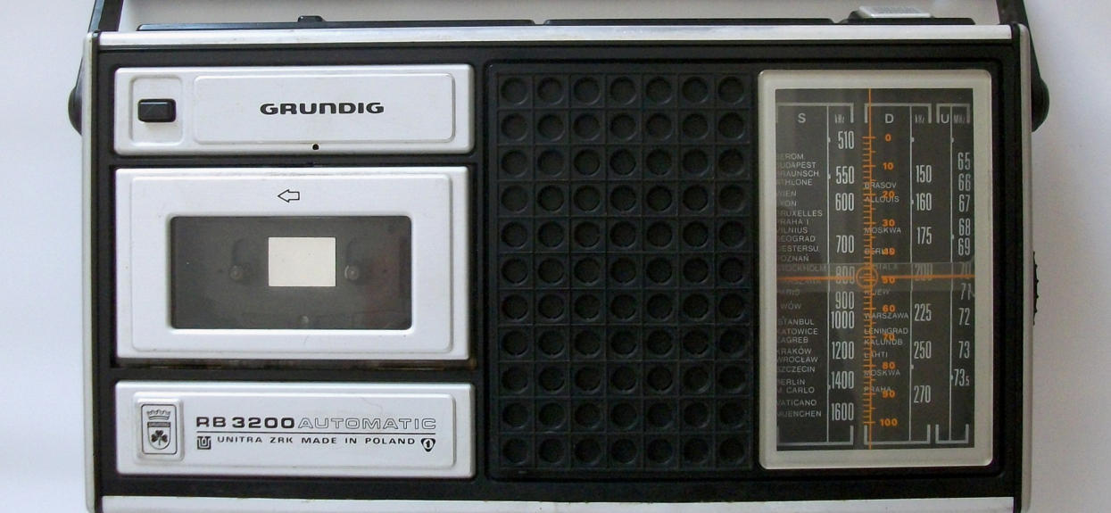Radiomagnetofon Grundig, kiedyś marzenie wszystkich nastolatków. Pamiętacie?