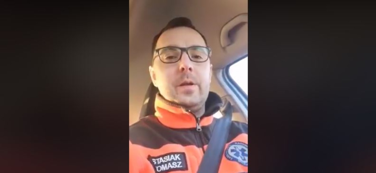 Ratownik medyczny nagrał wiadomość do wszystkich Polaków. Każdy powinien wziąć sobie do serca jego przesłanie