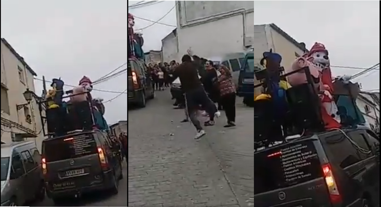Hiszpanie nie przejmują się kwarantanną. Urządzili festyn, na ulicach zjawiły się tłumy