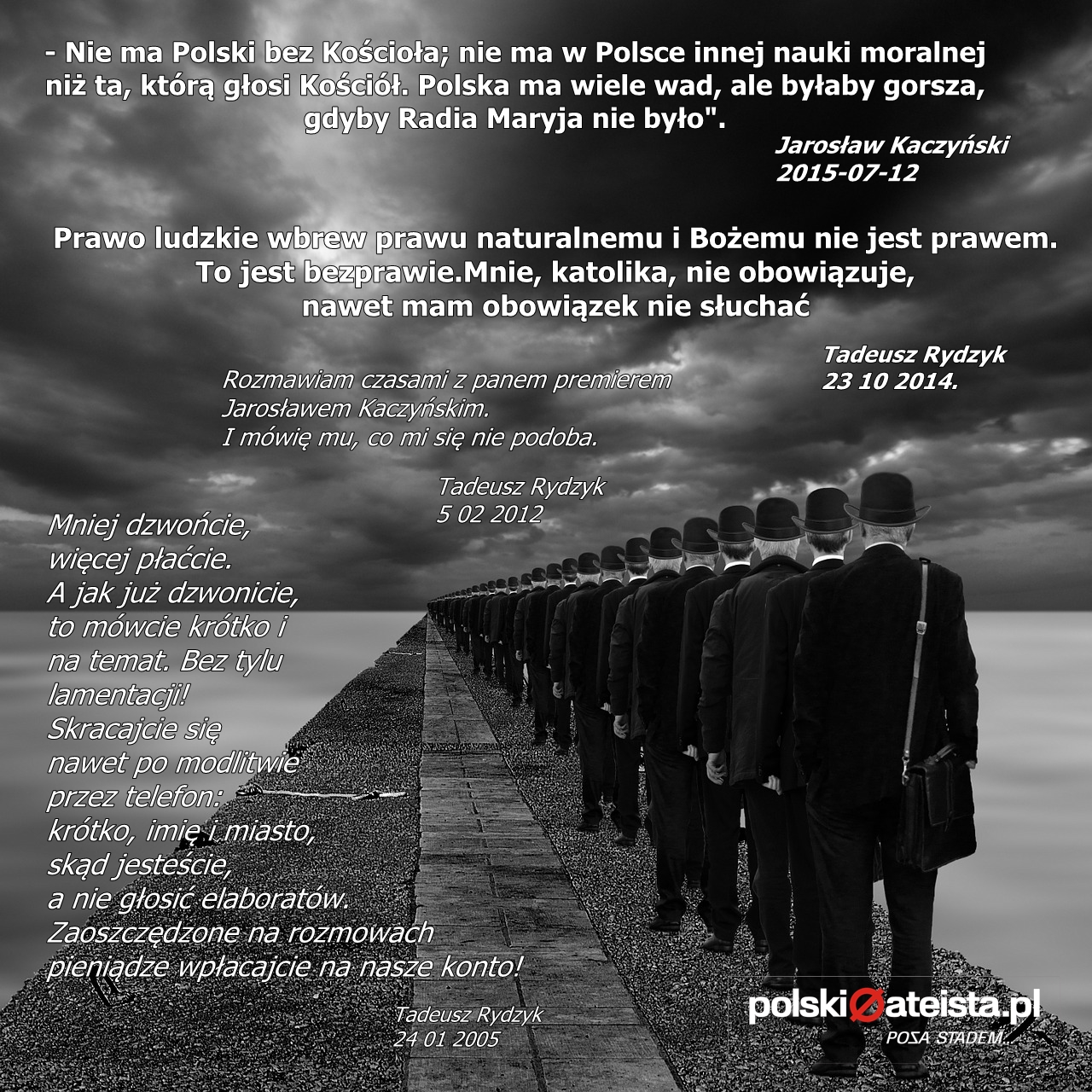 „Naród jest mądry, ale ogłupiony”. Ojciec Tadeusz Rydzyk.