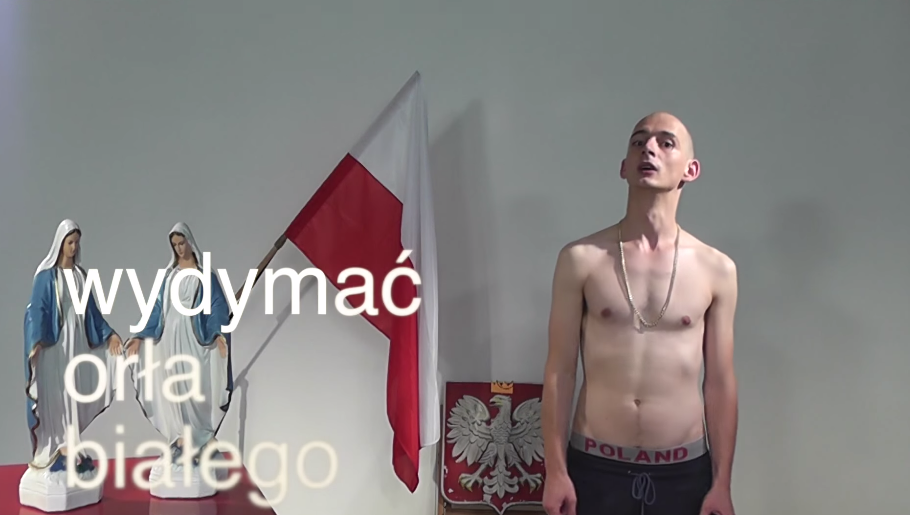 Kapela szokuje: Polacy, won do siebie gwałcić bociany" (video)