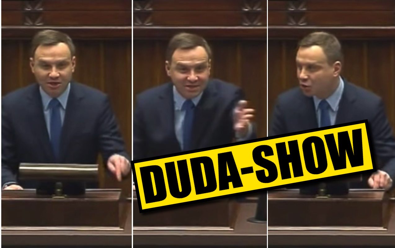 Szalone DUDA-SHOW! Wyśmiał Rydzyka, zmiażdżył PiS, a na koniec...