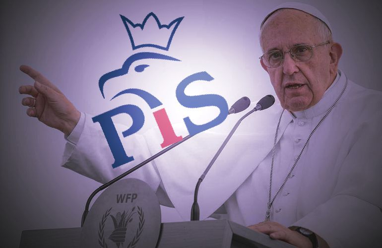 Popłoch w PiS. Papież Franciszek powiedział, że...