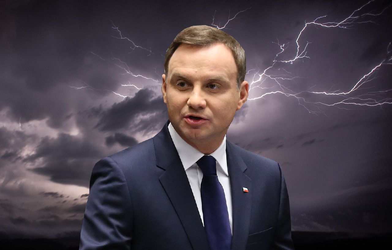 Duda komentuje "ubeckie metody". Wpadł w DZIKĄ FURIĘ na wizji TVP