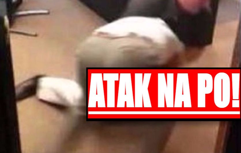 Atak na spotkanie Platformy Obywatelskiej! Ochrona w akcji
