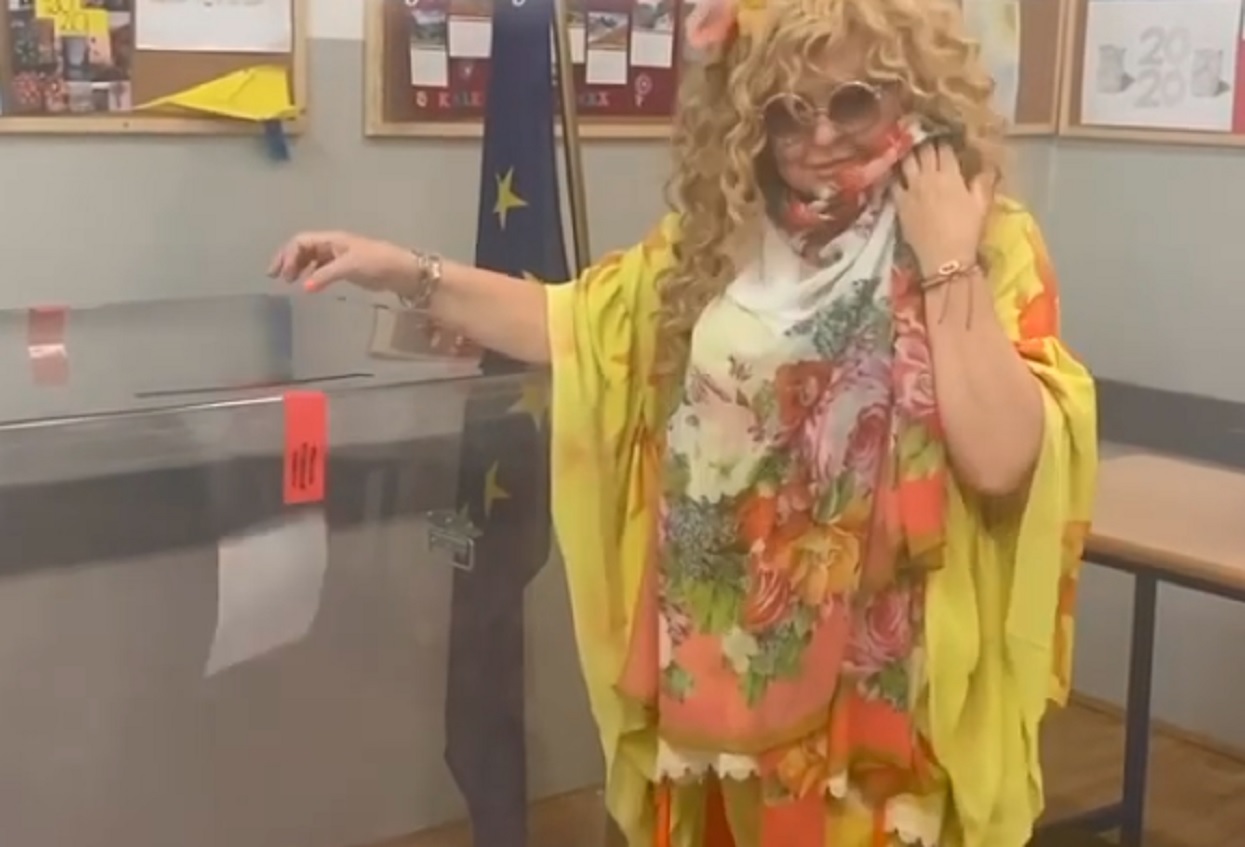 Magda Gessler złamała zasady podczas głosowania? Jej zdjęcie przy urnie błyskawicznie obiega sieć