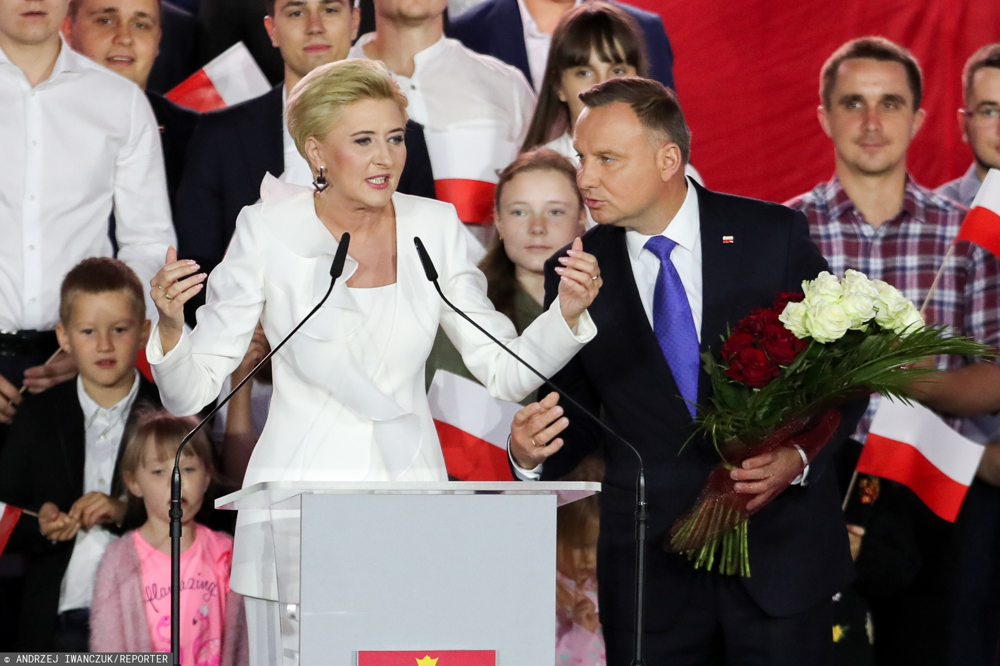 Wszyscy myśleli, że się przesłyszeli. Agata Duda naprawdę wypaliła na wieczorze wyborczym słowa, którymi zakpiła z wielu Polaków