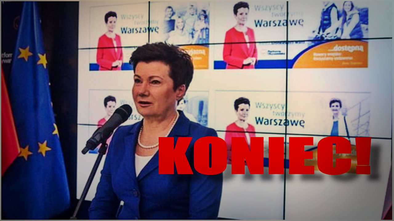 Decyzja zapadła! To już definitywny KONIEC Gronkiewicz-Waltz