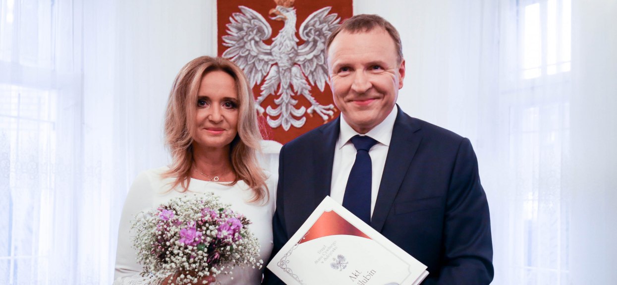 Przyłapali ich, zaraz po ślubie. Ujawniono co Jacek Kurski z nową żoną zrobili po ceremonii