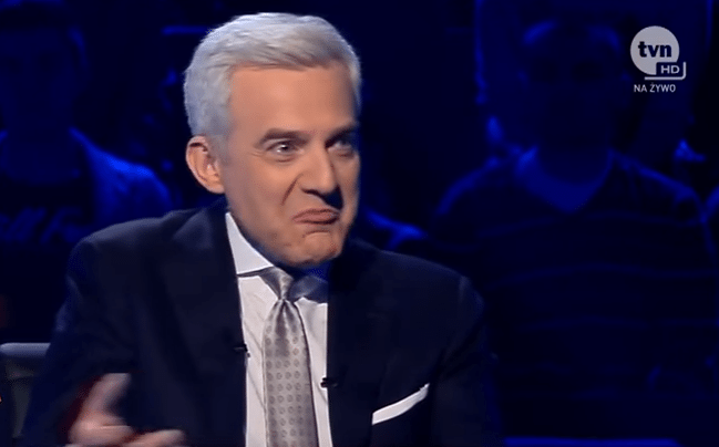 Niedowierzanie, absurd, kabaret. Czegoś takiego w Milionerach jeszcze nie było