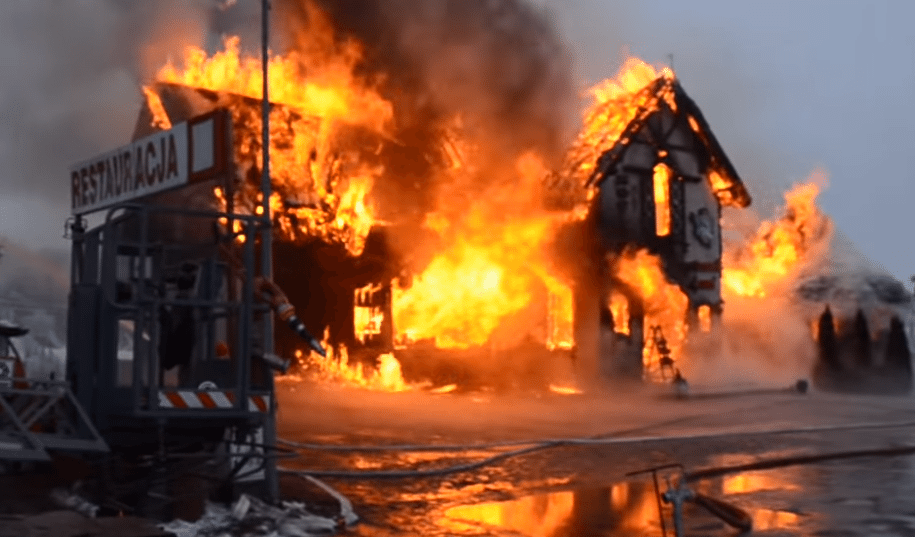 Gigantyczny pożar po Kuchennych Rewolucjach, setki ludzi zagrożonych, Gessler przerażona (video)