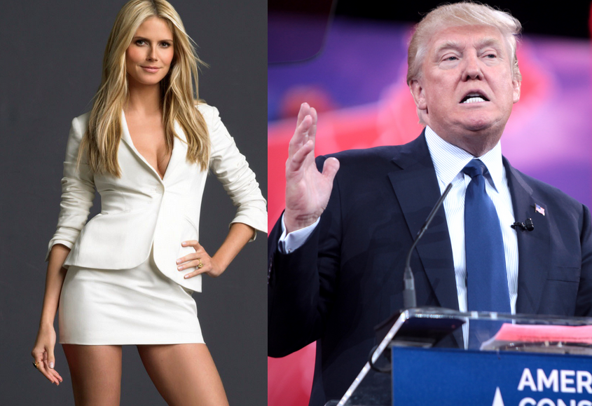 Heidi Klum odgryza się Donaldowi Trumpowi (video)