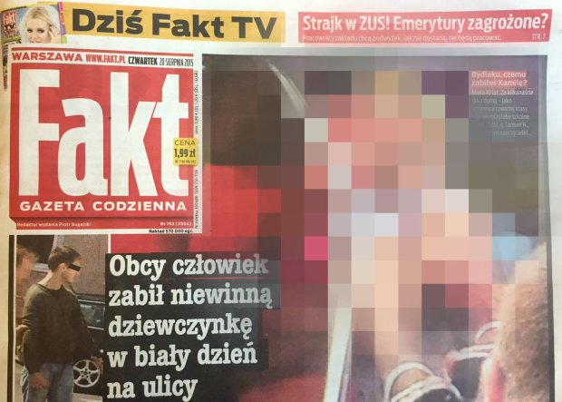 Oburzenie po makabrycznej okładce FAKT-u. "Czy wam od*ebało, drodzy redaktorzy?"