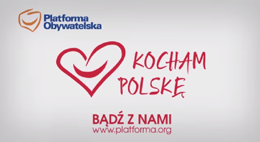 PO „splagiatowała” akcję narodowców „Kocham Polskę”