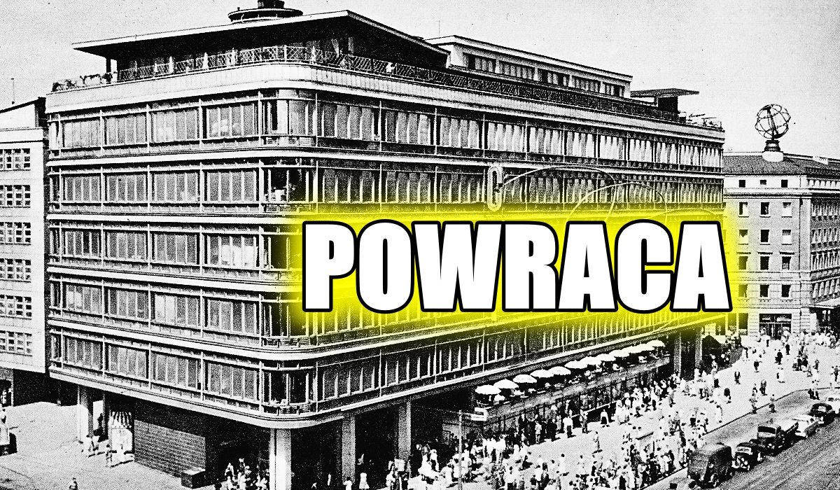 Słynny "SMYK" w Warszawie powrócił. A na nim neon z PRL