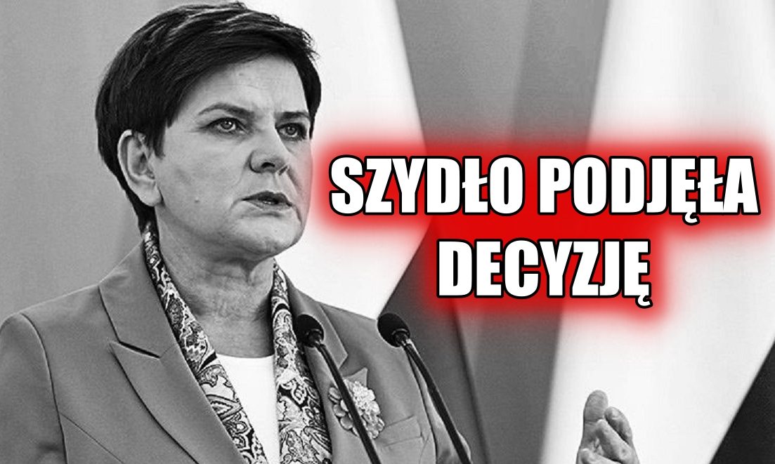 Szydło podjęła ostateczną decyzję! ZNIKA z polskiej polityki
