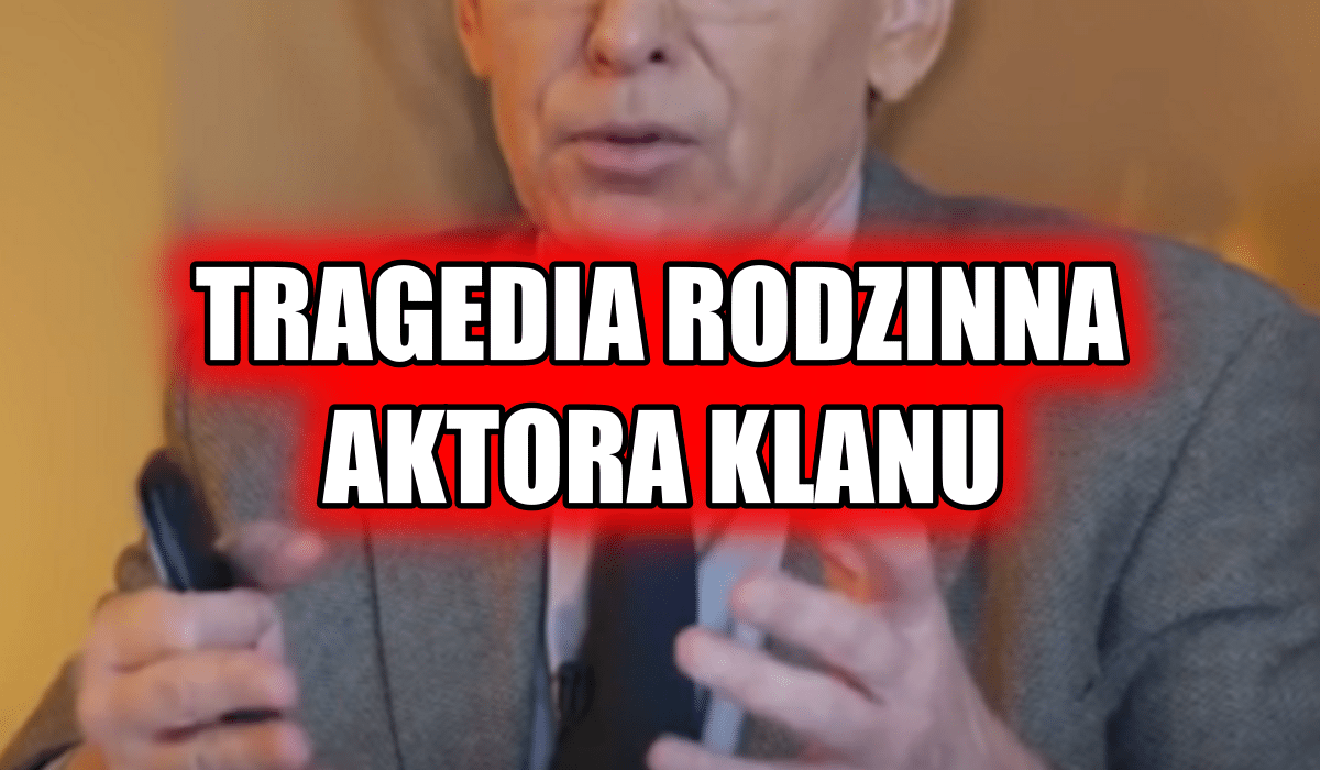 Tragedia rodzinna aktora Klanu. Jego dzieci przeżywają horror