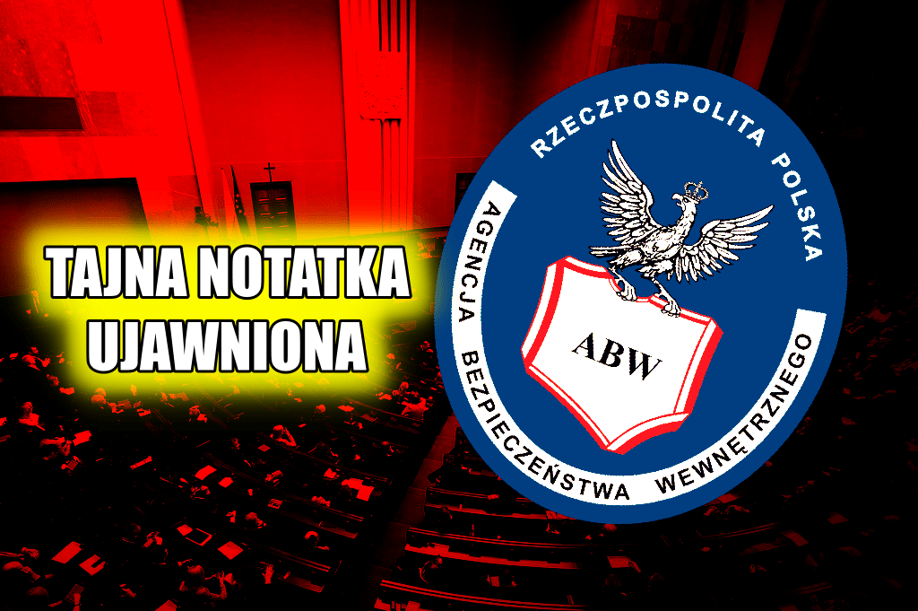 Ujawniono szokującą notatkę agenta ABW! To rozsadzi polską politykę