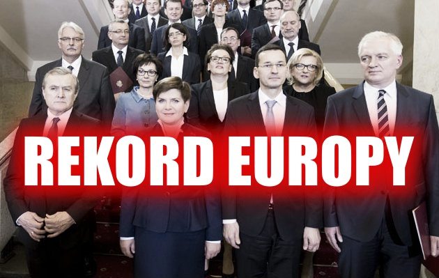 Rząd PiS pobił NIECHLUBNY rekord Europy