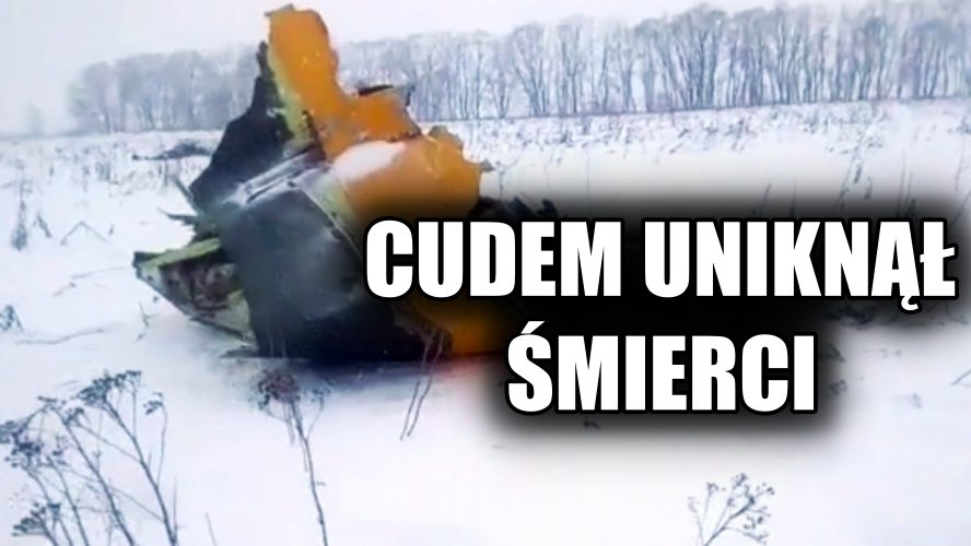 Cudem uniknął śmierci w katastrofie pod Moskwą. Uratował go przypadek