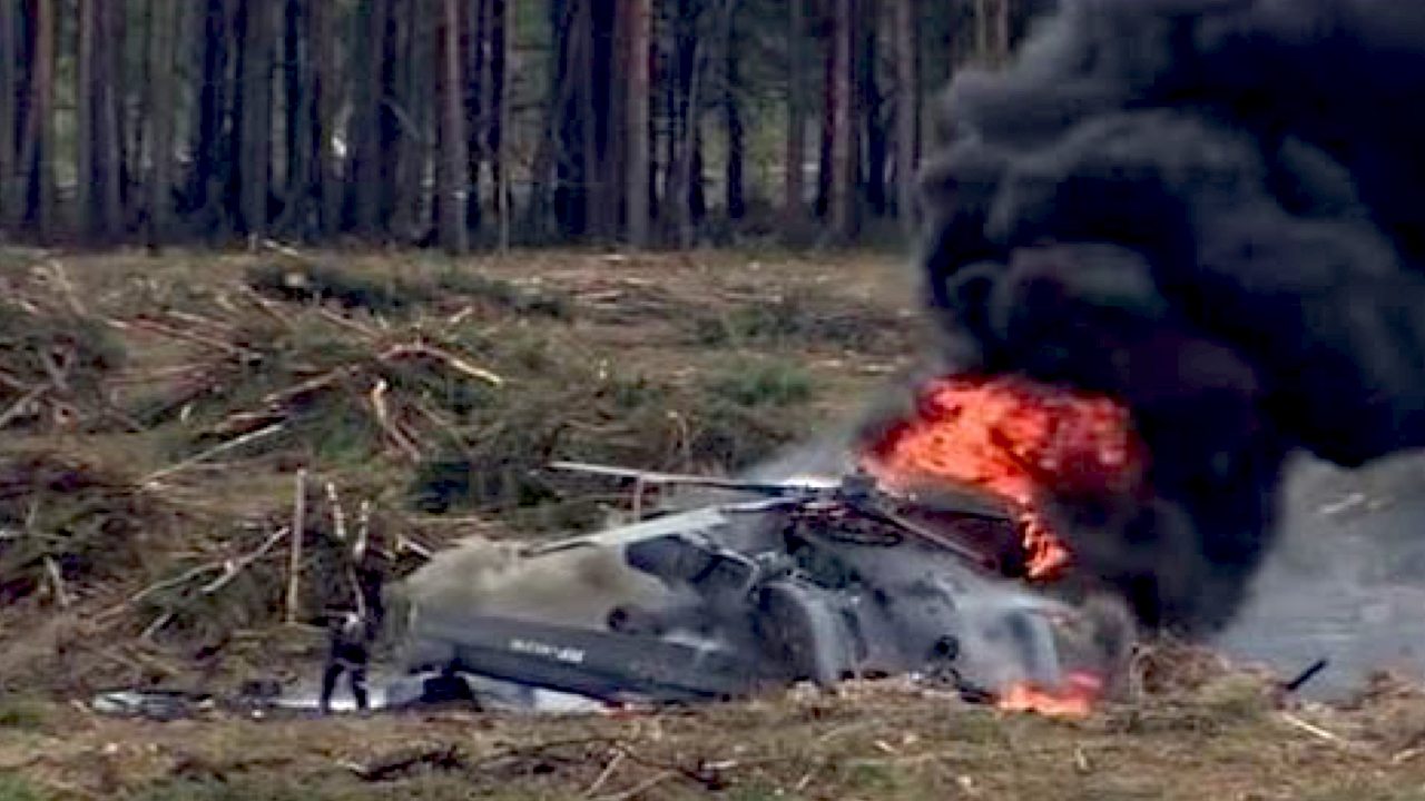 Helikopter z politykami runął na ziemię. 2 osoby nie żyją