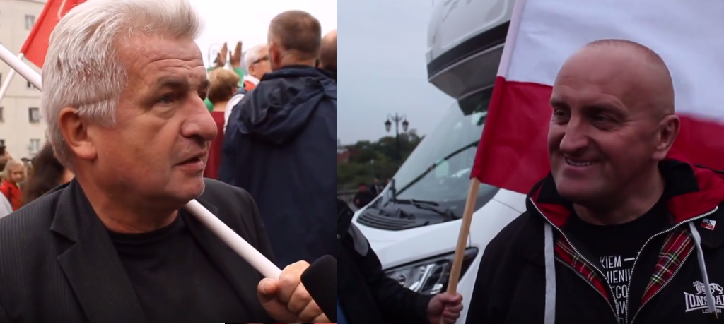 Relacja z Warszawy. Protest vs "Uchodźcy mile widziani" MOCNE! (video)