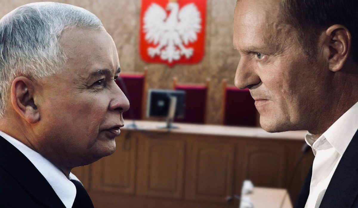 Tusk i Kaczyński w jednym sądzie. Kolosalna różnica w traktowaniu Z kraju Pikio