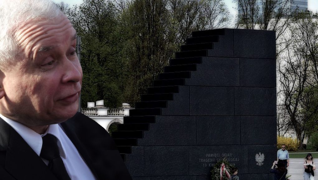 Będą sikać na pomnik smoleński! Kaczyński dostanie zawału