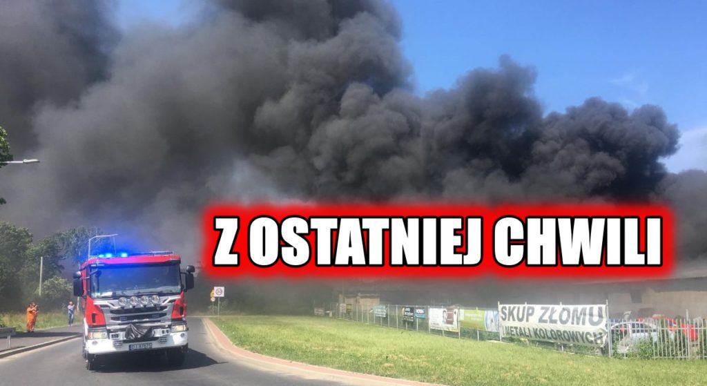 Kolejny ogromny pożar w Polsce! Eksplozje zagrażają życiu strażaków