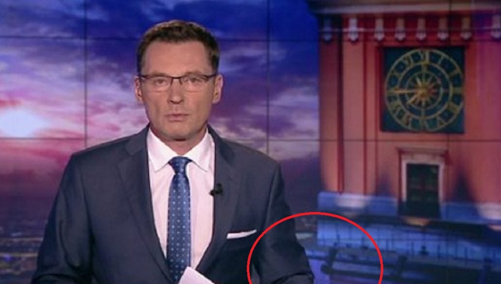 Kompromitująca wpadka w "Wiadomościach" TVP. Paskowy się nie popisał