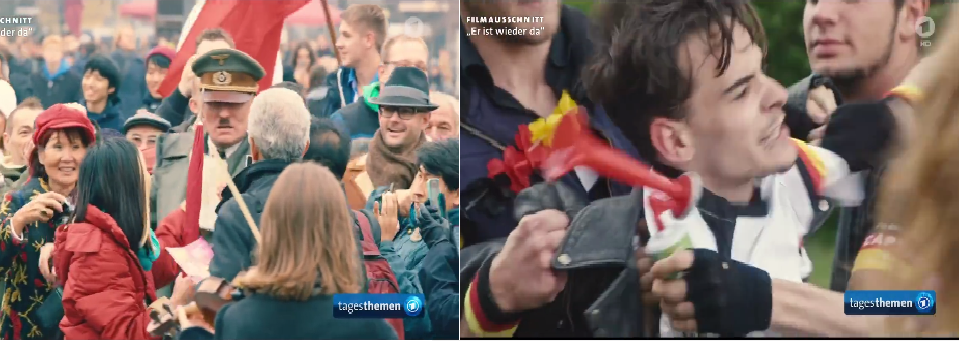 Hitler między Niemcami. Witali go jak gwiazdę, pobili anarchistę (video)