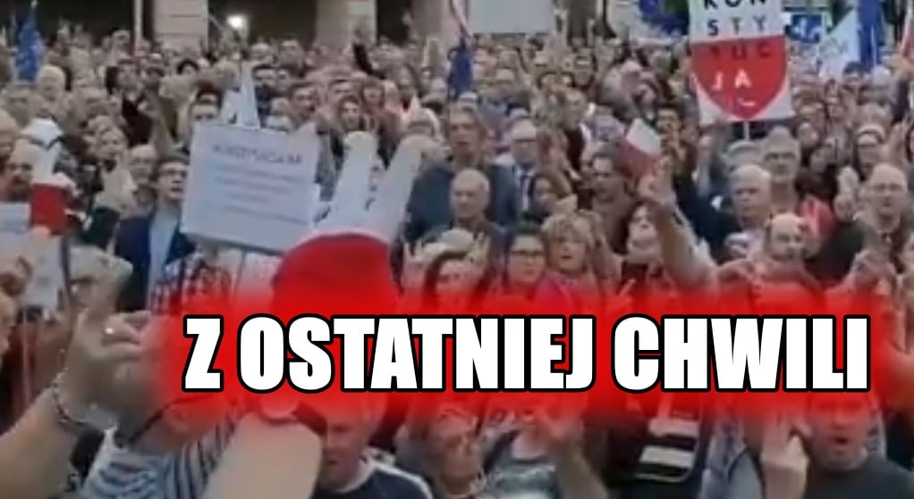 Dzieje się! Tysiące Polaków wyszło na ulice Warszawy