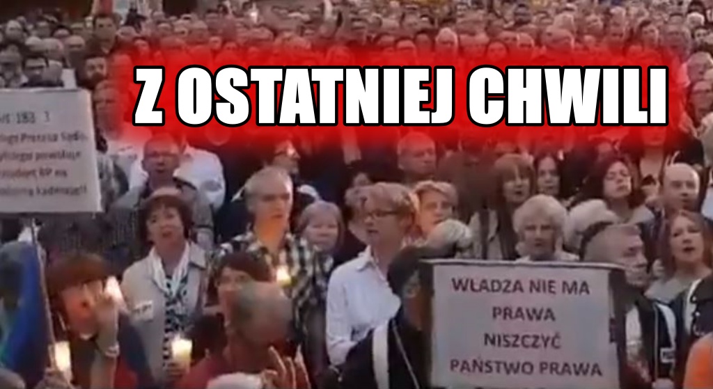 NIESAMOWITE! Tysiące Polaków NADAL protestuje, to się skończy przełomem