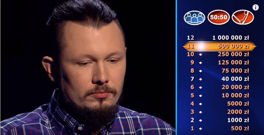 Milionerzy: Padło pytanie za milion złotych. Znasz odpowiedź?