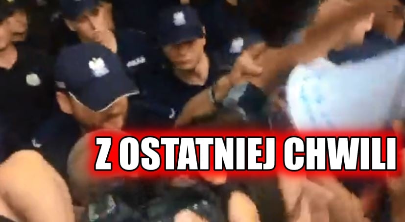 Bijatyka z posłami pod Sejmem! Wszyscy wpadli w szał