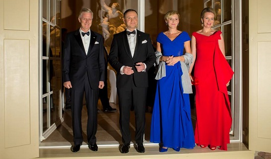 Para prezydencka z parą królewską z Belgii. Było elegancko (zdjęcia)